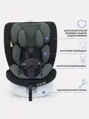 Зеленый автокресло RANT DRIVE isofix группа 0-1-2-3  0-36 кг