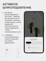 Белый беспроводные наушники Nothing ear (a)