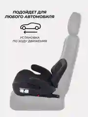 Черный автокресло RANT TURBO PRO Isofix группа 3 (22-36 кг)