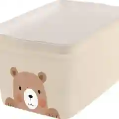 Ящик для хранения с крышкой Keeplex Happy, с рисунком