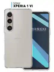 Чехол для Sony Xperia 1 VI, mark 6 силиконовый ROSCO матовый тонкий, бортик- защита камер