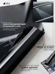 Пленка тонировочная "VELX EUROWIN AUTO" в тубе 20% Сharcol (0.75м х 3м)