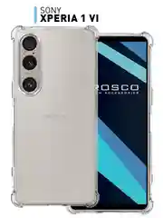 Прозрачный чехол для Sony Xperia 1 VI, mark 6 противоударный силиконовый ROSCO прозрачный c углами
