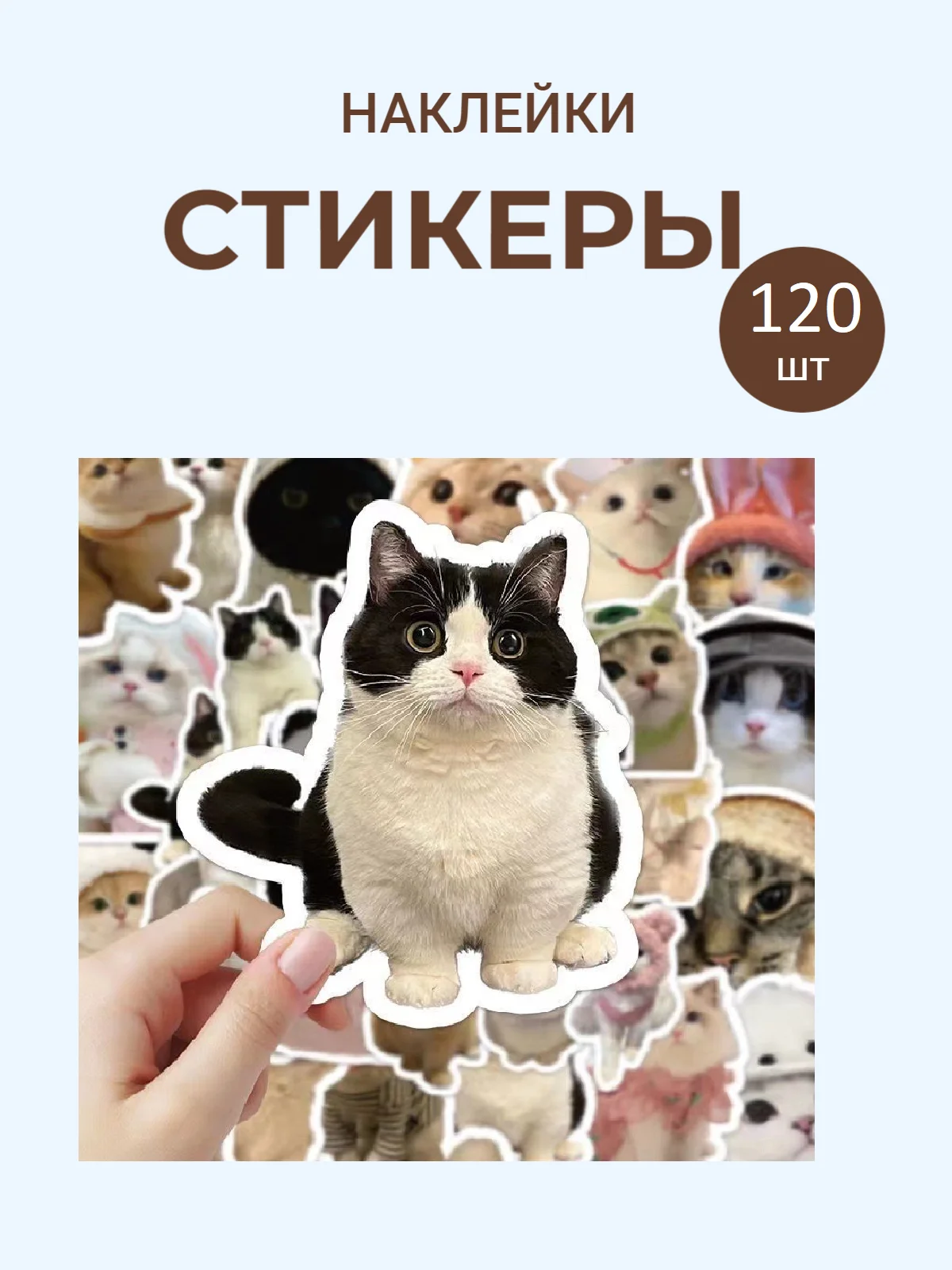 Белый наклейки-стикеры капибара, котики, винтажные, игра PUBG, бутылки вина