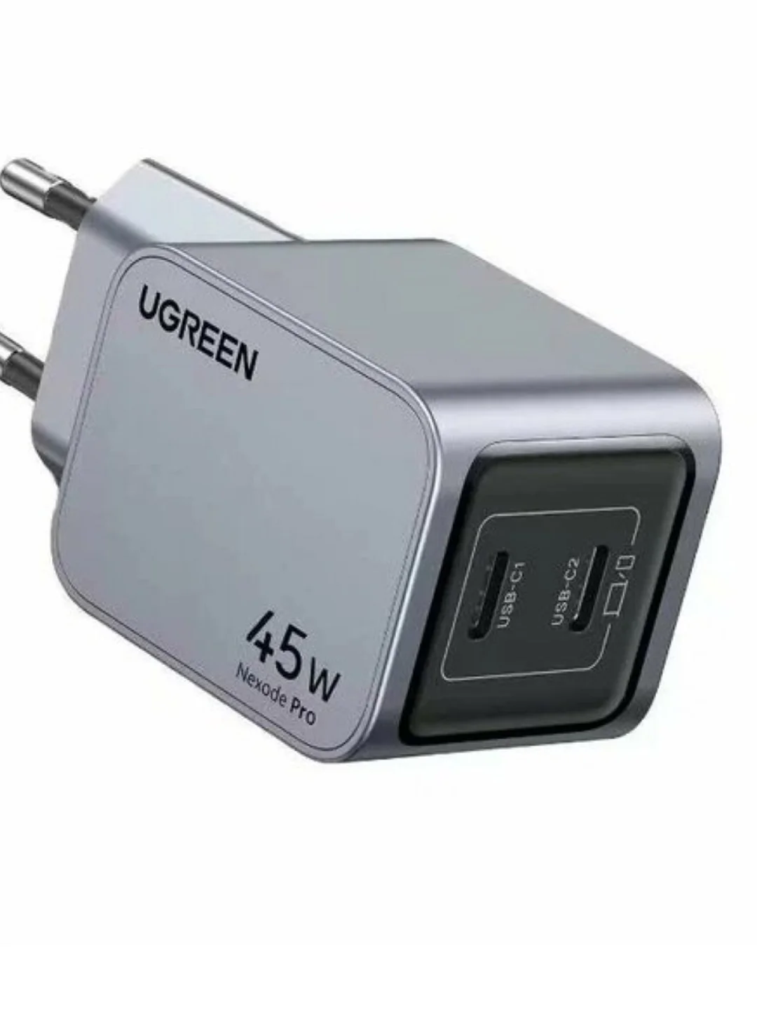Сетевое зарядное устройство Ugreen X707 (35008) Nexode Pro 45W USB-C+USB-C PD GaN Tech