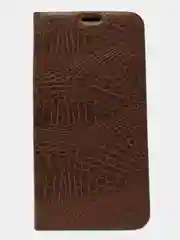 Коричневый чехол книжка для iPhona x/xs