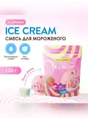 Десерты SNAQ FABRIQ. Смесь для мороженого сухая "Клубника", 120г