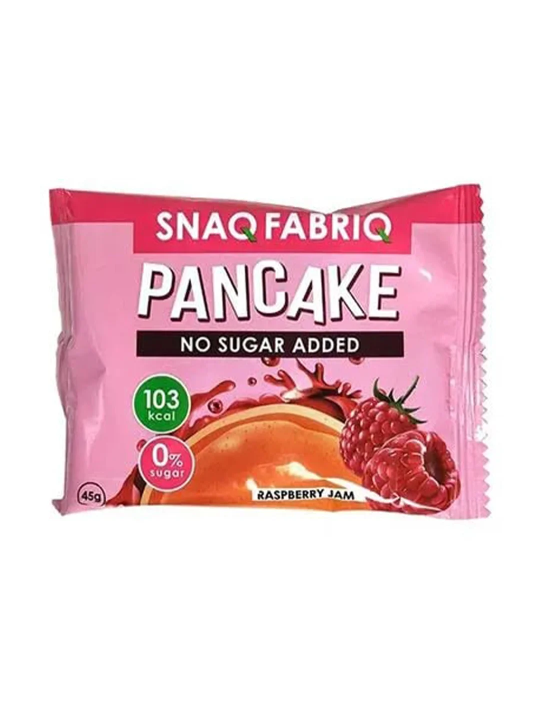 Панкейк неглазированный SNAQ FABRIQ, с начинкой "Малиновый джем", 45 г