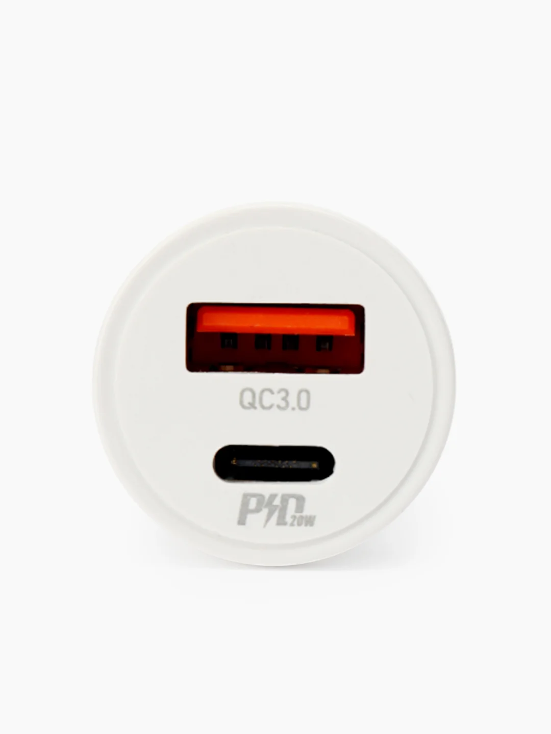 Белый автомобильное зарядное устройство USB 2,4A BOROFONE BZ18,BZ18A PD20W Quick Charge 3.0