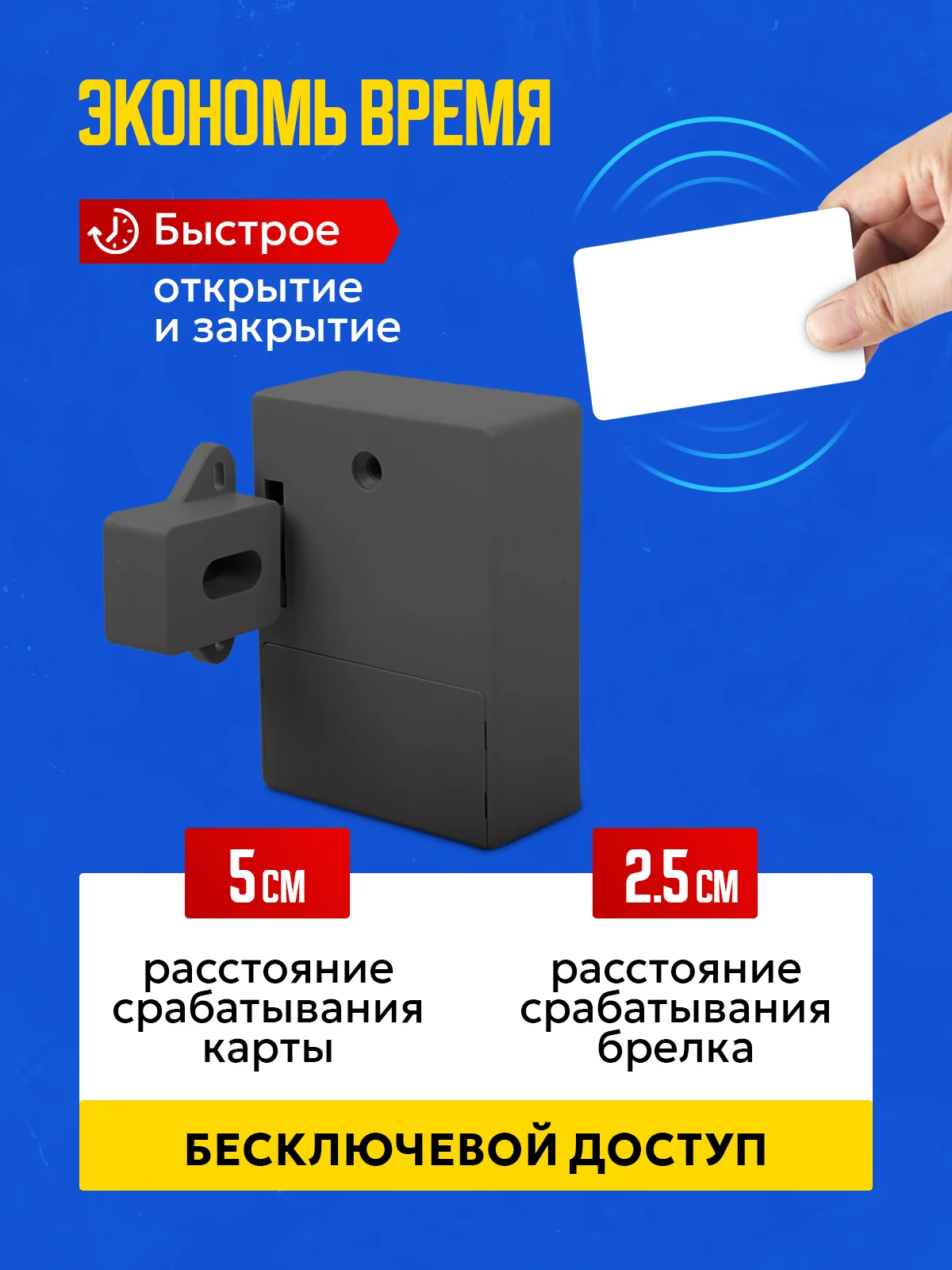 Скрытый электронный замок