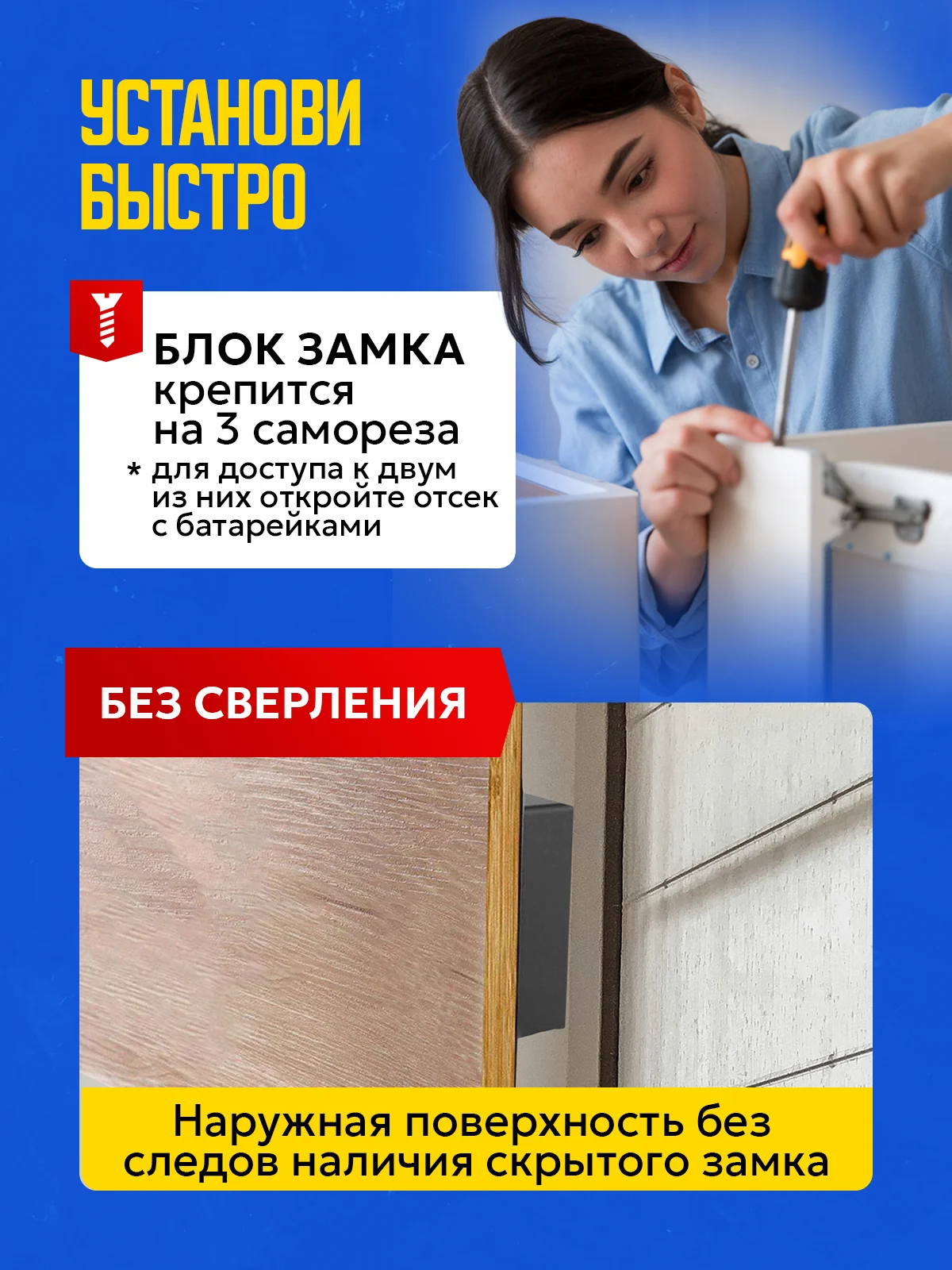 Скрытый электронный замок