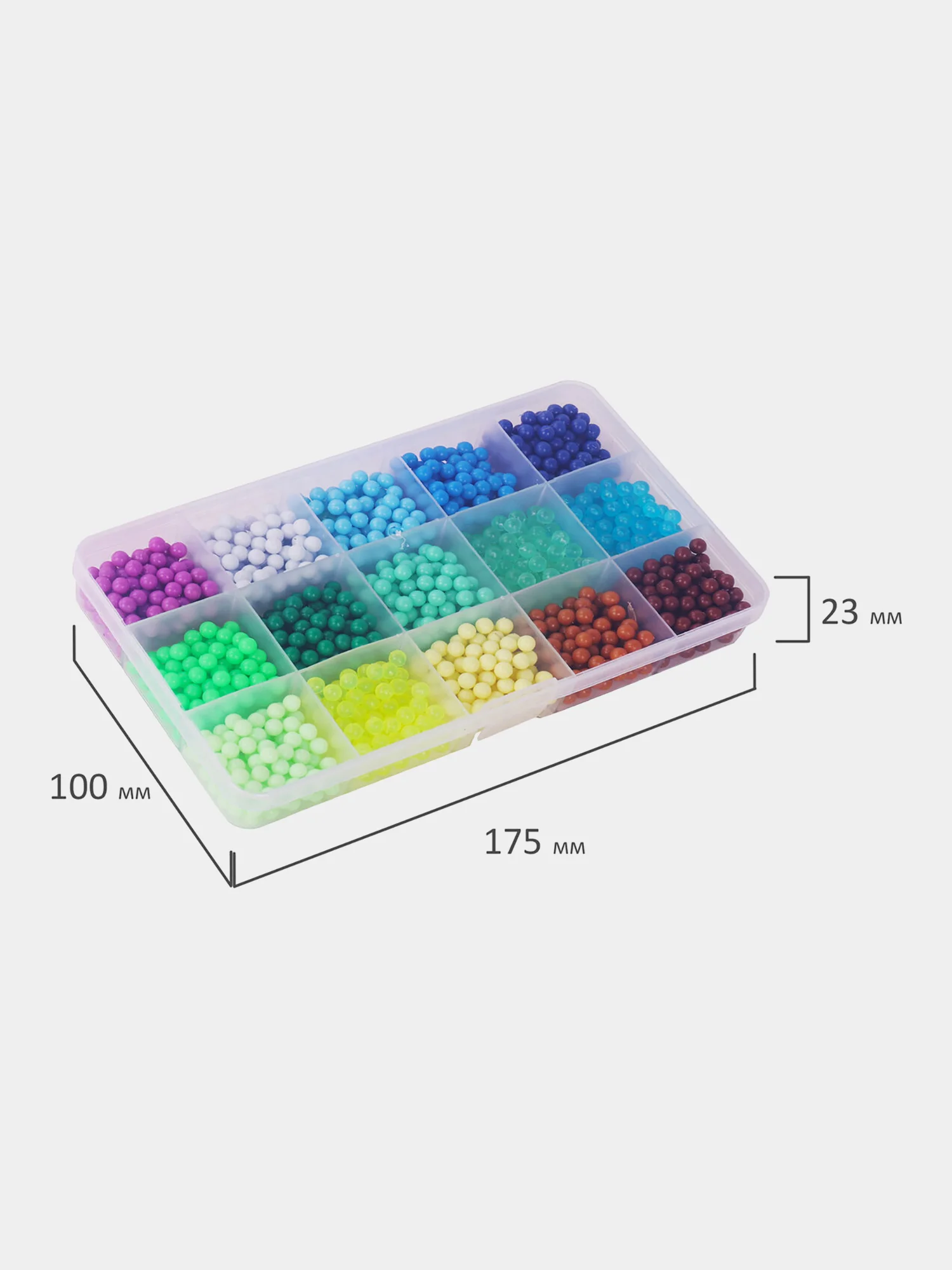 Аквамозаика Aqua Pixels, 30 цветов, 3000 бусин, с трафаретами, инструментами, Brauberg, 664915