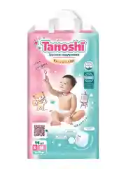Трусики-подгузники для детей Tanoshi, размер M, 6-11 кг, 56 штук