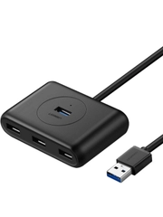 Хаб Ugreen CR113 (40850) USB 3.0 Hub with USB-C Port. Длина 1 м. Цвет: черный
