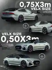 Пленка тонировочная "VELX EUROWIN AUTO" в тубе  35% Сharcol (0.5м х 3м)