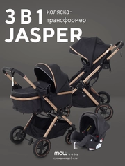 Коляска детская трансформер MOWBaby JASPER, 3 в 1