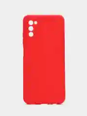Алый чехол Samsung Galaxy A03s (Самсунг Гелакси А03С) силиконовый