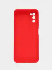 Алый чехол Samsung Galaxy A03s (Самсунг Гелакси А03С) силиконовый