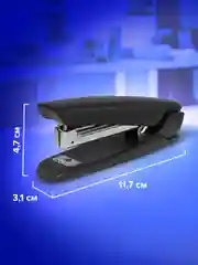 Степлер канцелярский для бумаги №10 BRAUBERG "ULTRA", до 20 листов, с антистеплером 228754