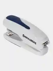 Степлер №24/6, 26/6 BRAUBERG "Extra", до 30 листов, серо-синий, 229087