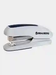 Степлер №24/6, 26/6 BRAUBERG "Extra", до 30 листов, серо-синий, 229087