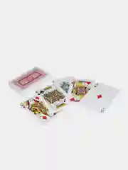 Красный карты игральные пластиковые 54 шт. Карты для игры в покер