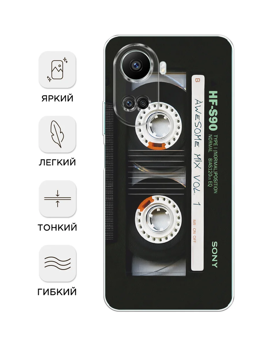 Хром силиконовый чехол на Huawei Nova 10 SE 4G, Хуавей Нова 10 SE, с рисунком, защита камеры