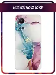 Ледяной силиконовый чехол на Huawei Nova 10 SE 4G, Хуавей Нова 10 SE, с рисунком, защита камеры