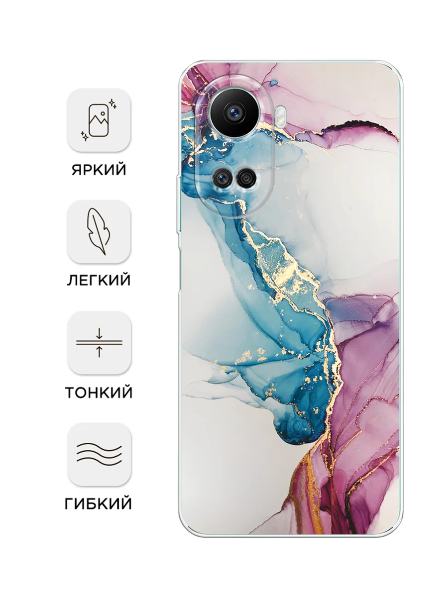 Ледяной силиконовый чехол на Huawei Nova 10 SE 4G, Хуавей Нова 10 SE, с рисунком, защита камеры