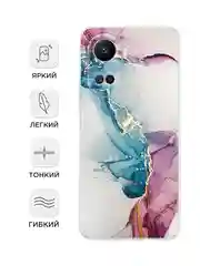 Ледяной силиконовый чехол на Huawei Nova 10 SE 4G, Хуавей Нова 10 SE, с рисунком, защита камеры