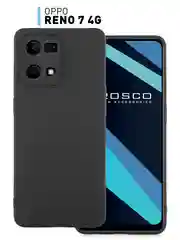 Чехол ROSCO для Oppo Reno 7 4G матовый, силиконовый, тонкий, бортик вокруг камер