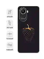 Разноцветный силиконовый чехол на Huawei Nova 10 SE 4G, Хуавей Нова 10 SE, с рисунком, защита камеры