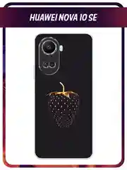 Разноцветный силиконовый чехол на Huawei Nova 10 SE 4G, Хуавей Нова 10 SE, с рисунком, защита камеры