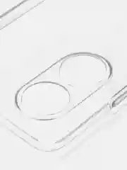 Прозрачный чехол для Oppo A58 NFC силиконовый, ROSCO, с защитой камер и от прилипания, с кармашком и без