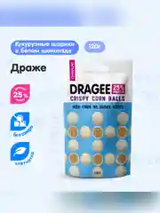 Драже "CHIKALAB" "Шарики кукурузные в белом шоколаде 120 гр