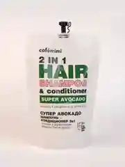 Cafe mimi Super Food Шампунь-кондиционер для волос 2 в 1 СУПЕР АВОКАДО, 450 мл