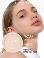 Пудра компактная Divage True Color тон 1