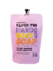 Cafe mimi Super Food  Жидкое мыло для рук СУПЕР ИНЖИР (рефил), 450 мл