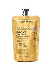 Cafe mimi Super Food  Маска для лица Желтая глина, 100 мл