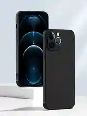 Черный чехол для iPhone 16/15/14/13/12/11/Pro/Max/Mini/Plus/ прозрачный, черный, накладка айфон