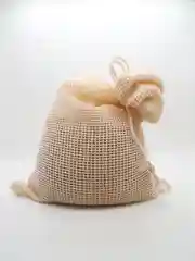 Мешочек льняной холщевый подарочный, для хранения