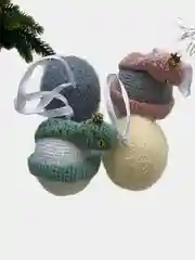 Елочные игрушки, новогодние украшения на елку, набор шаров