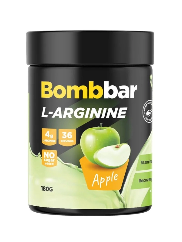 Коктейль "BOMBBAR" L-Arginin со вкусом Яблока 180г
