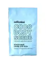 Cafe mimi Кокосовый скраб для тела Кокос Спирулина Кактус, 150 г
