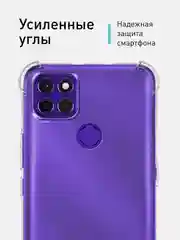 Прозрачный противоударный чехол ROSCO для Lenovo K12 Pro силиконовый с усиленными углами