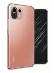 Прозрачный силиконовый чехол на Xiaomi Mi 11 Lite/5G NE / Сяоми Ми 11 Лайт прозрачный, с рисунком