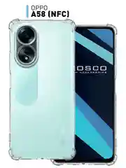 Противоударный чехол для Oppo A58 NFC силиконовый, ROSCO, с усиленными углами