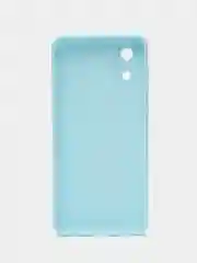 Бирюзовый силиконовый чехол для Samsung Galaxy A03 core (Самсунг Галакси А03 Кор)