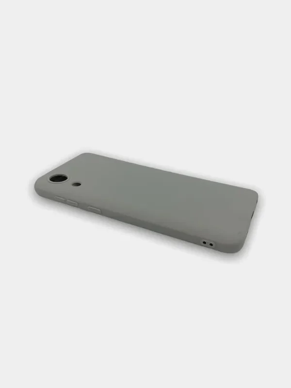Серый силиконовый чехол для Samsung Galaxy A03 core (Самсунг Галакси А03 Кор)