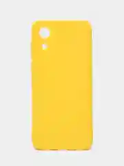 Желтый силиконовый чехол для Samsung Galaxy A03 core (Самсунг Галакси А03 Кор)